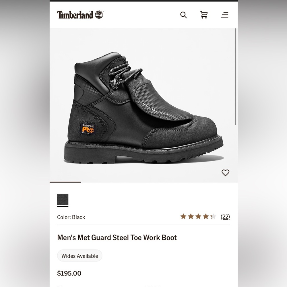 Timberland PRO Men’s size 13 Met Guard Steel Toe - Picture 2 of 9